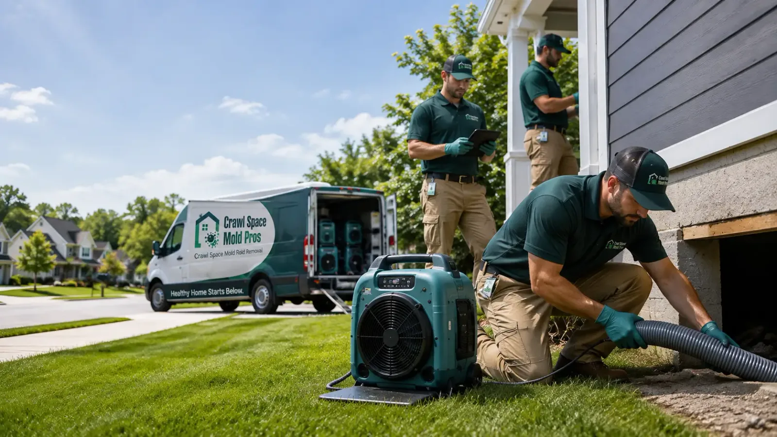 Crawl Space Mold Removal in Rising Sun, MD